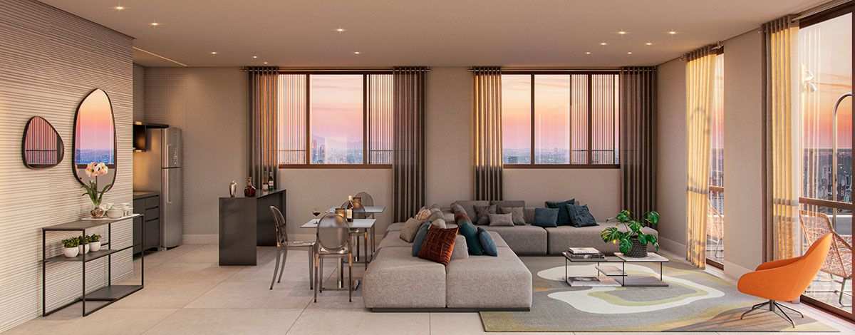 Ilustração Artística do Lounge