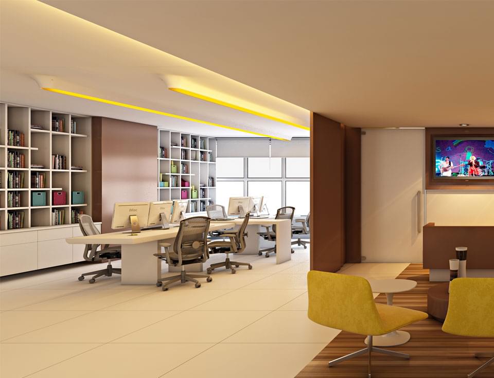 Golden Office Hall publicidade