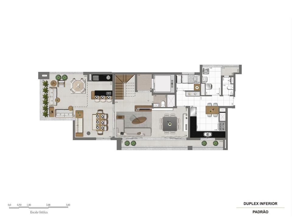 Planta Baixa Duplex Inferior