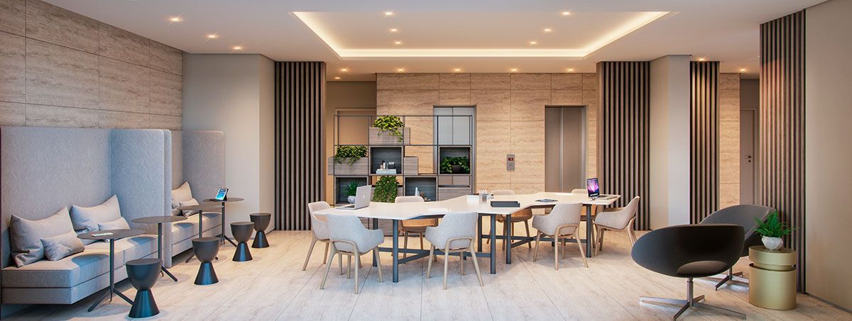 Ilustração Artística do Coworking