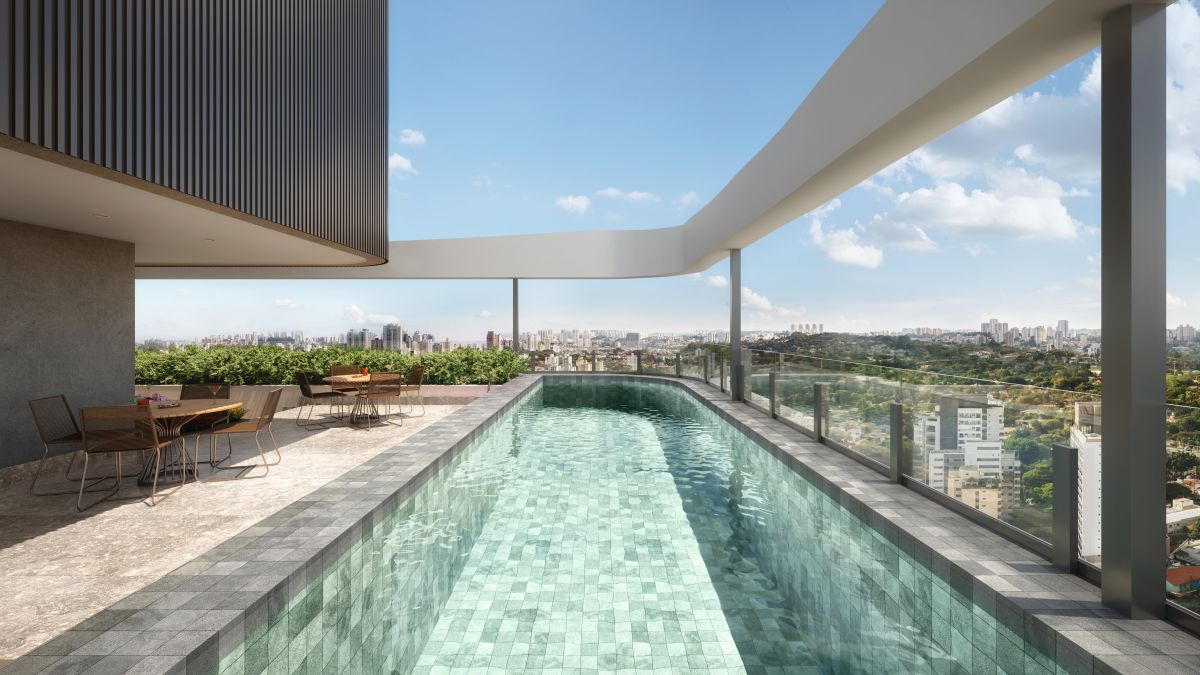 Concepção Artística da Piscina do VIP - Party da Torre Shangai