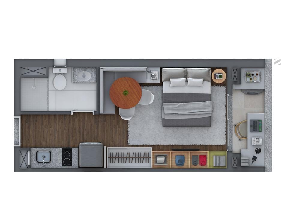 Planta Baixa 23m²