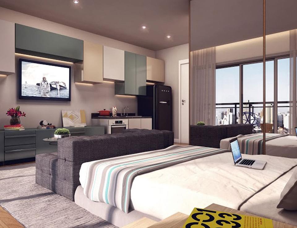 smart vila madalena living studio