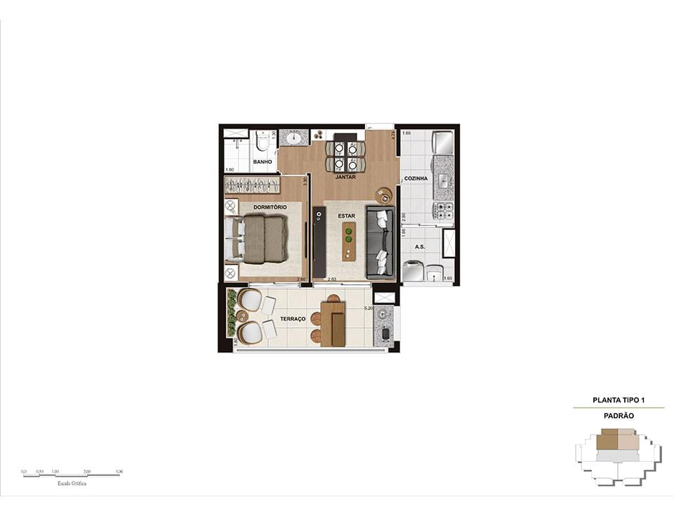 Planta Baixa 48m²