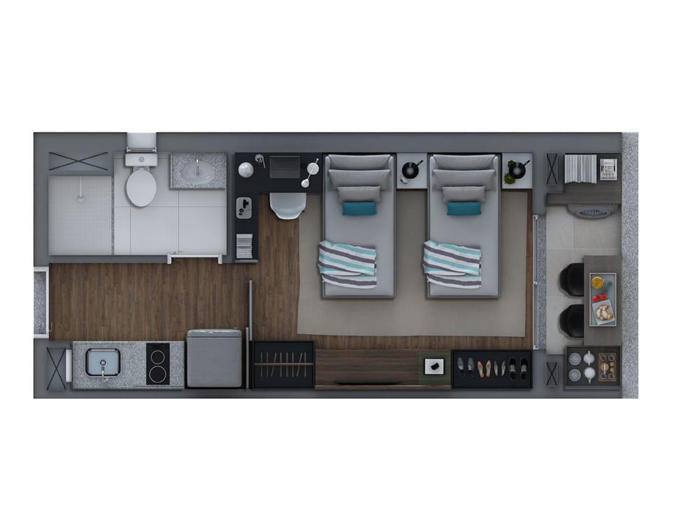 Planta Baixa 23m²