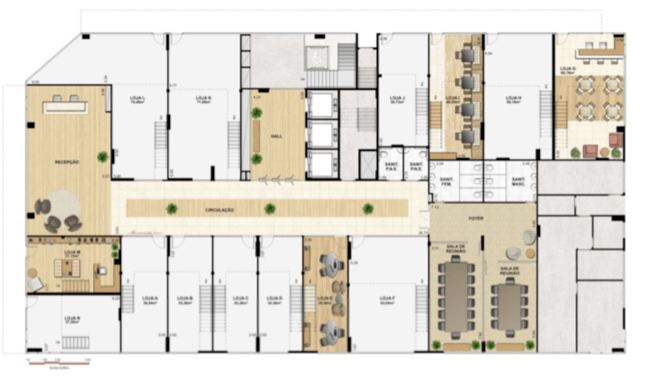 CONNECT TOWER PAVIMENTO TÉRREO