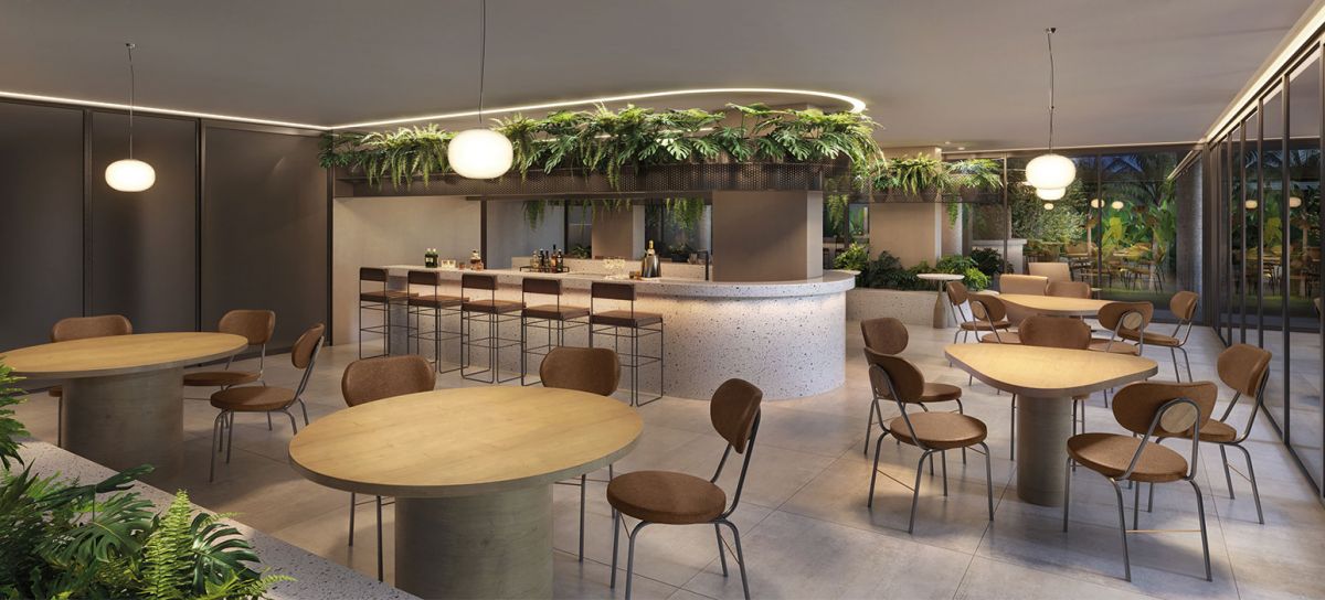 Concepção Artística do Salão de Festas da Torre Shangai