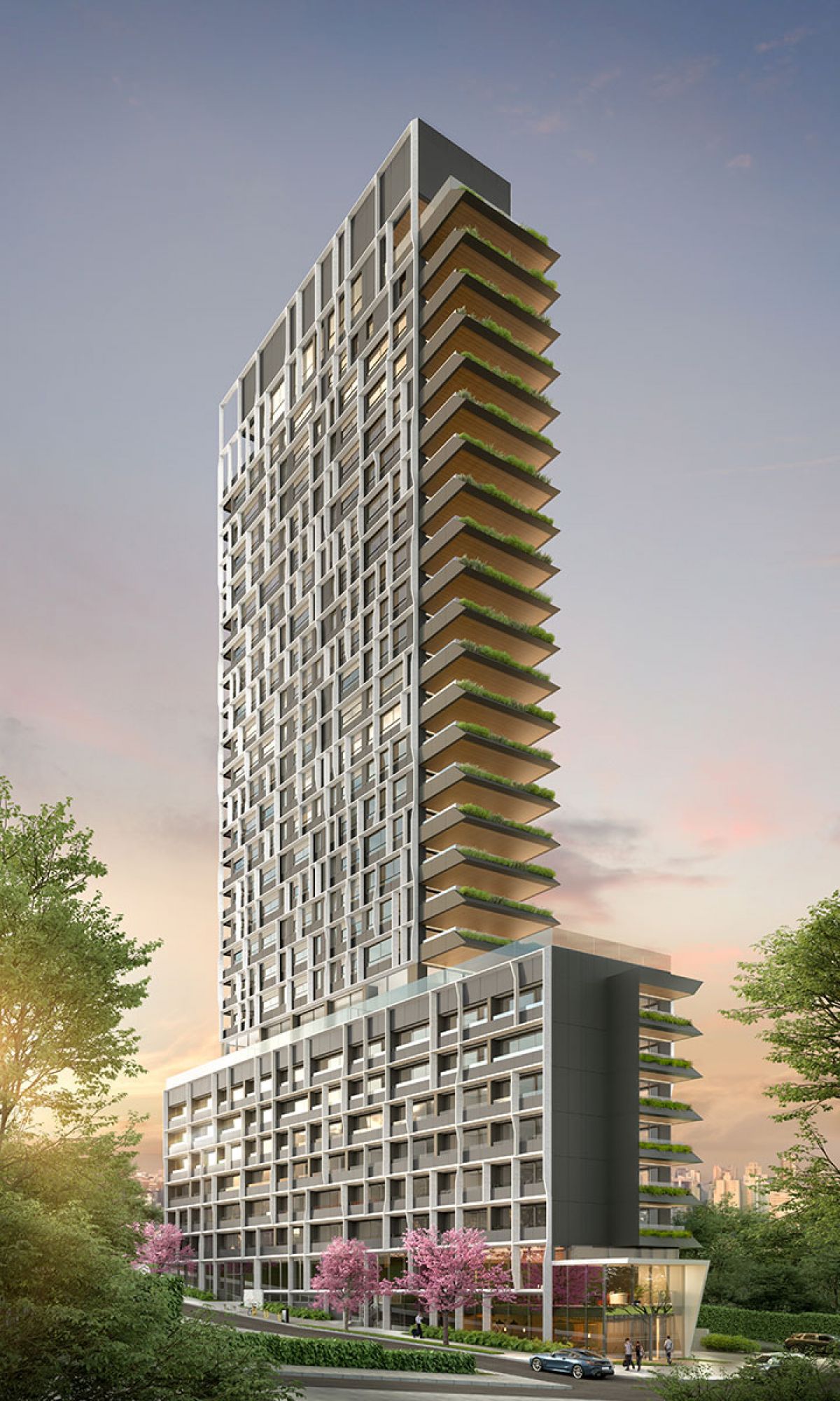 Ilustração Artística Fachada Diurna