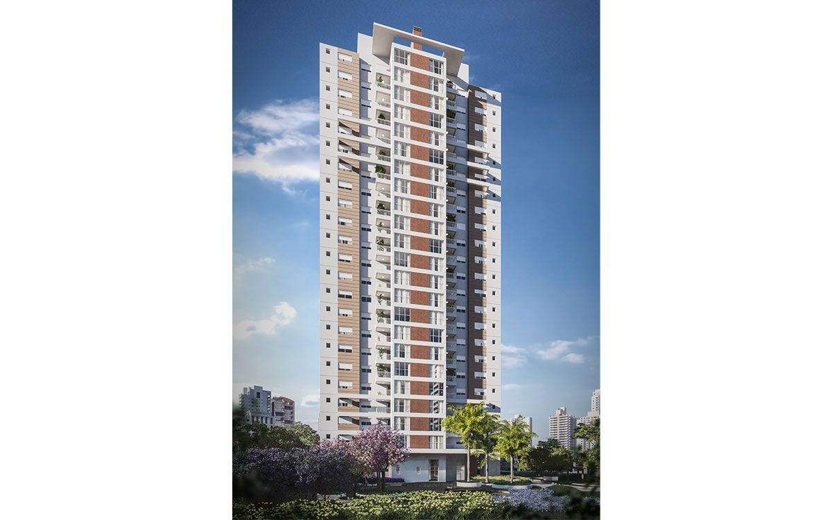 Ilustração Artística da Fachada Diurna