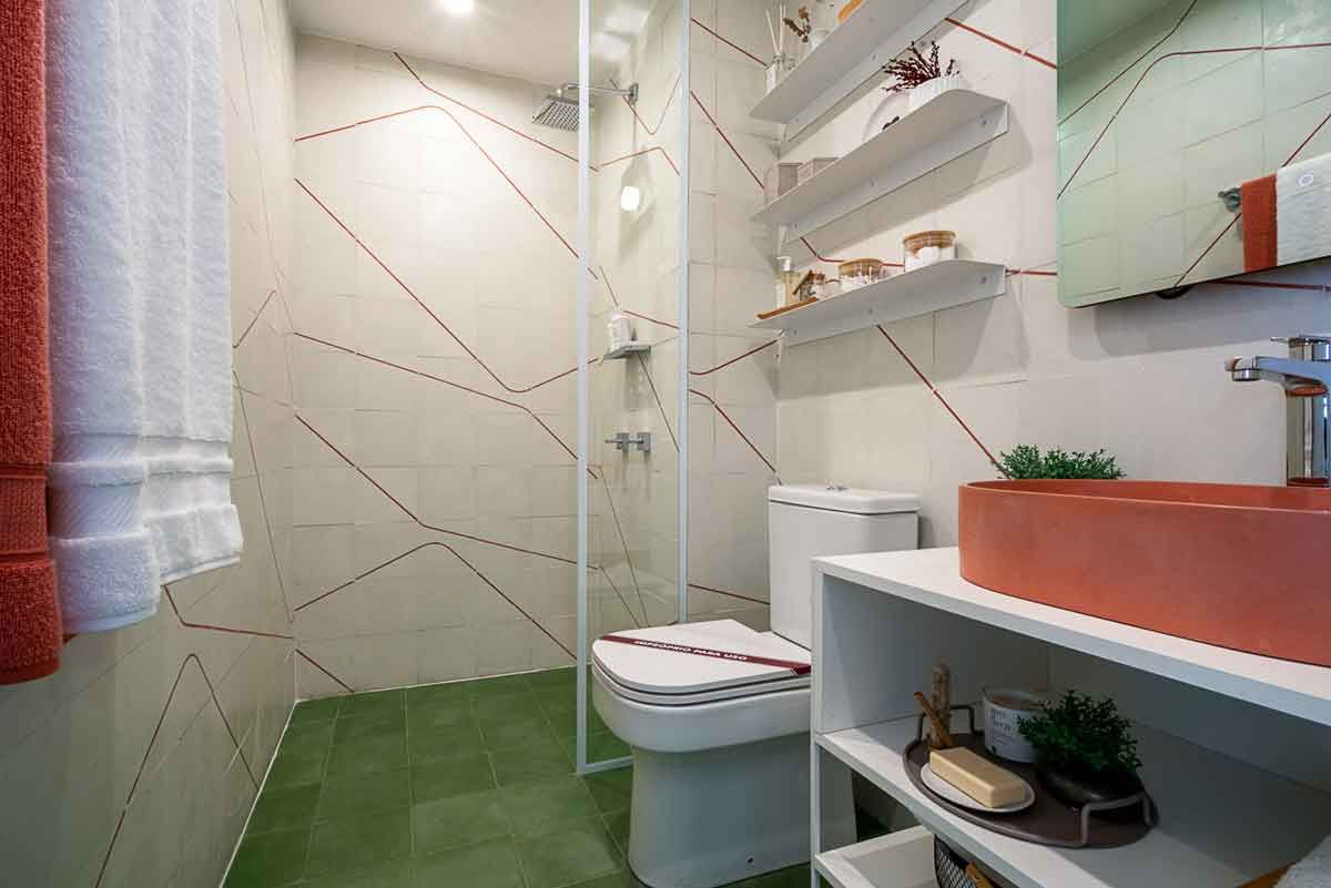 Banheiro - Decorado - 2 dorms