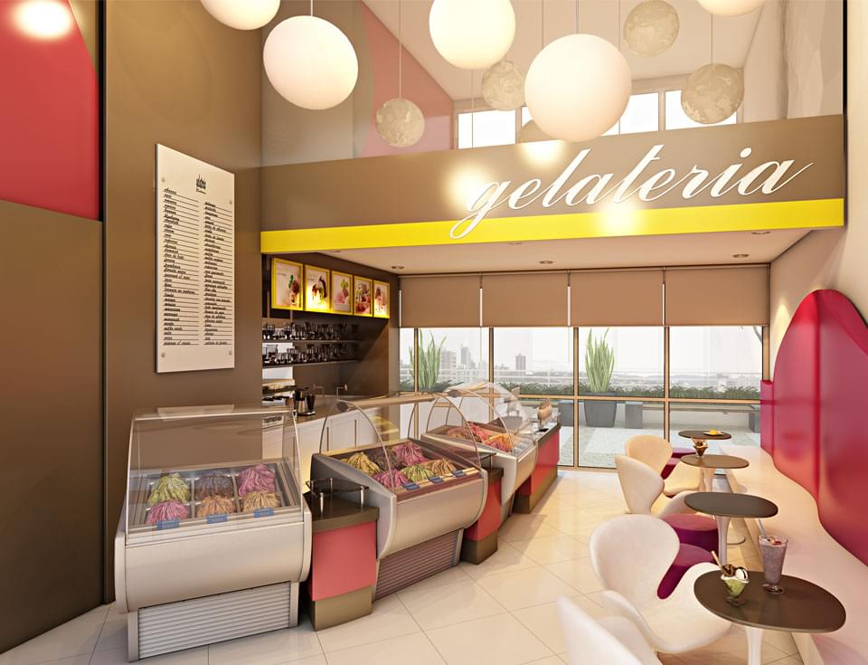 Golden Office Hall gelateria