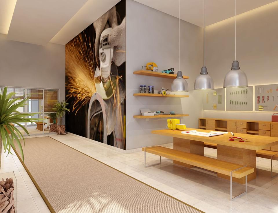 Ilustração Artística da Oficina