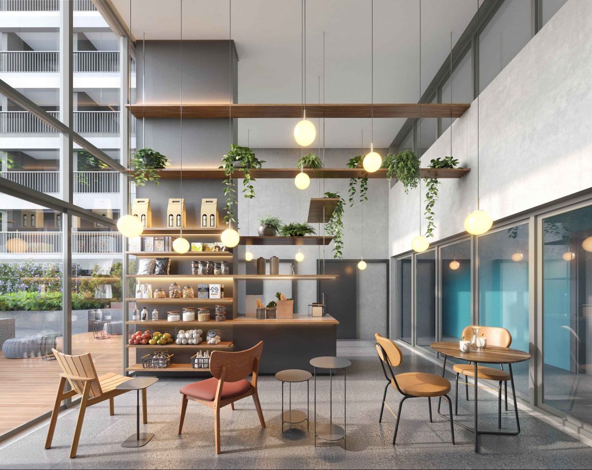 Ilustração Artística do Mini Market