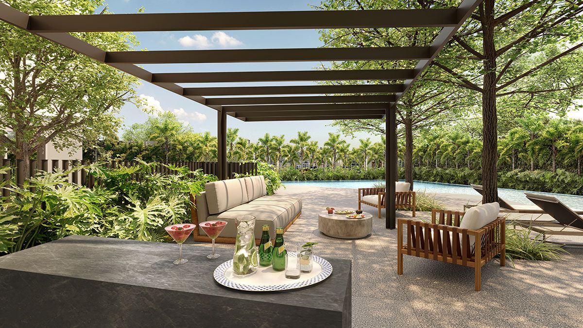 Ilustração Artísticas do Pool Bar