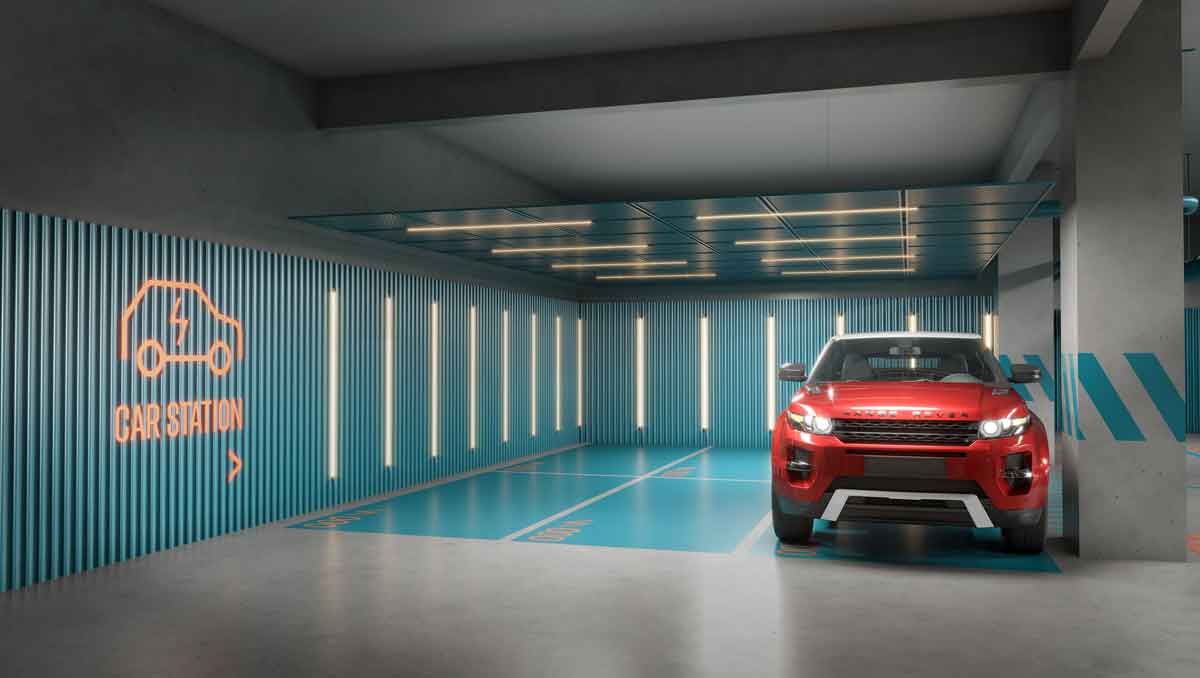 Ilustração Artística do Car Station