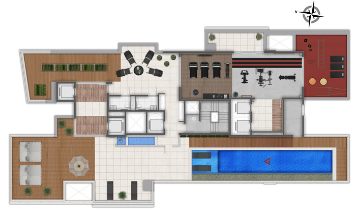 Implantação 21º Pavimento