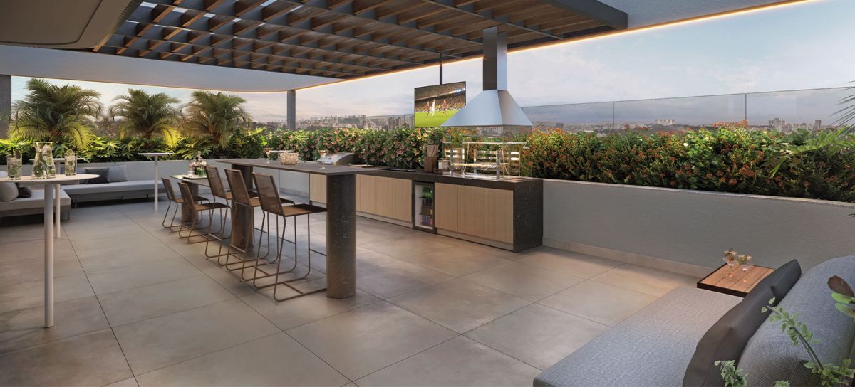 Concepção Artística do Sky Bar da Torre Paris