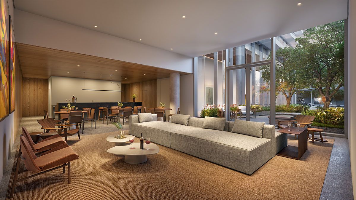 Ilustração Artística do Salão de Festas