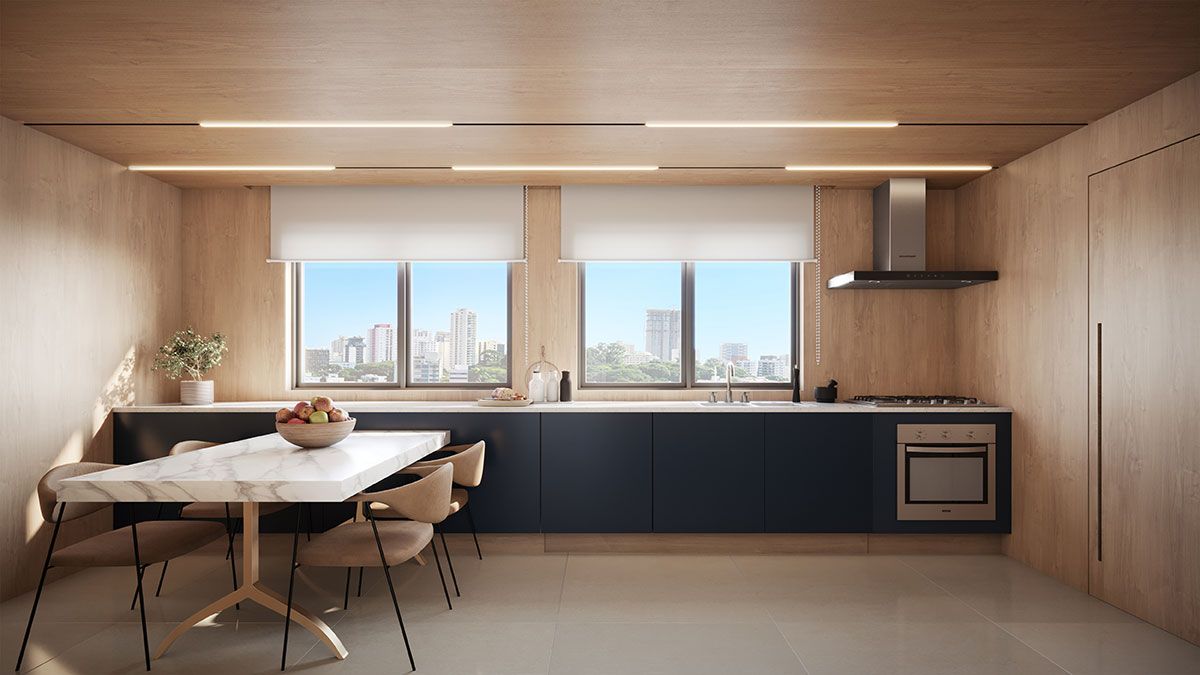 Ilustração Artística da Cozinha