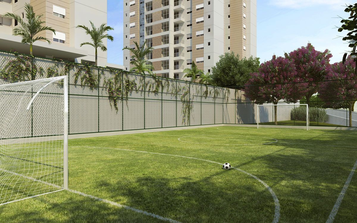 Ilustração Artística da Quadra Poliesportiva