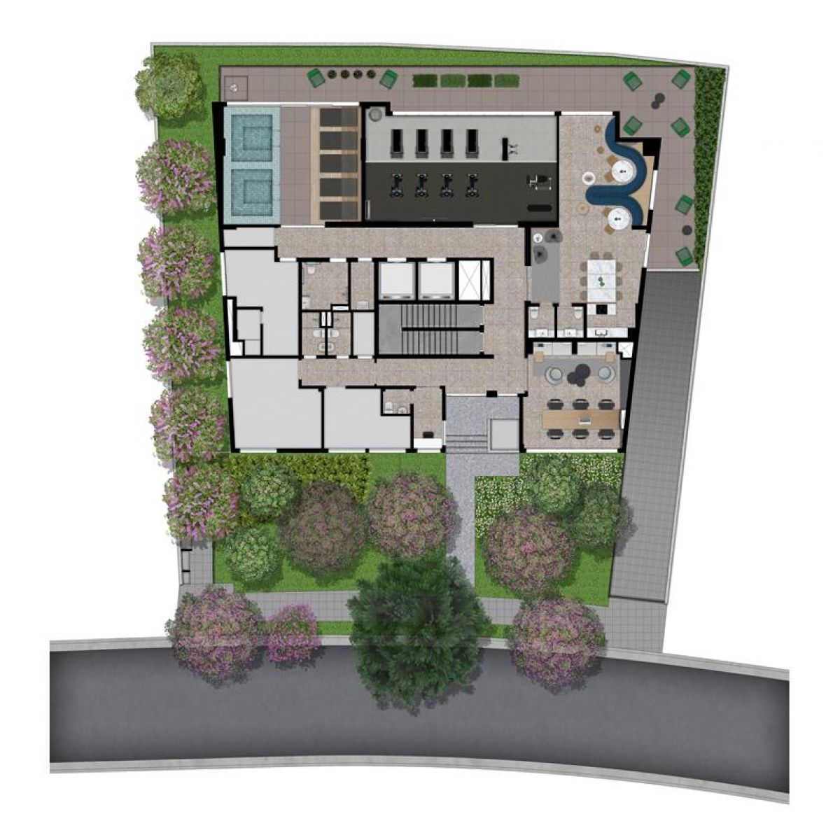 Planta Artística da Implantação