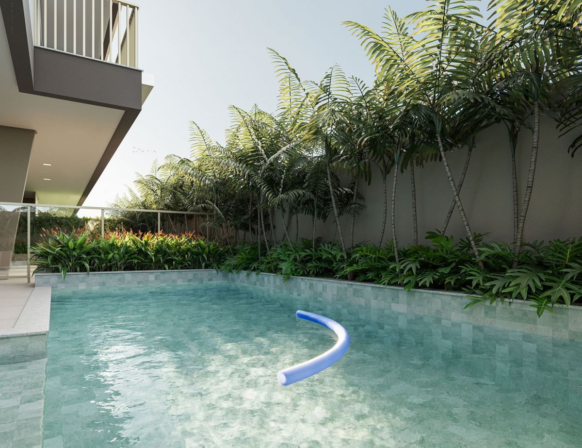 Perspectiva da Piscina Infantil