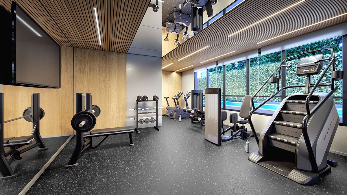 Ilustração Artística do Fitness