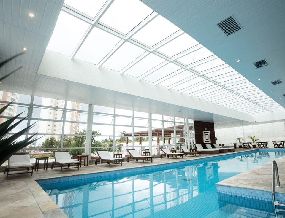 Ilustração Artística Piscina Climatizada