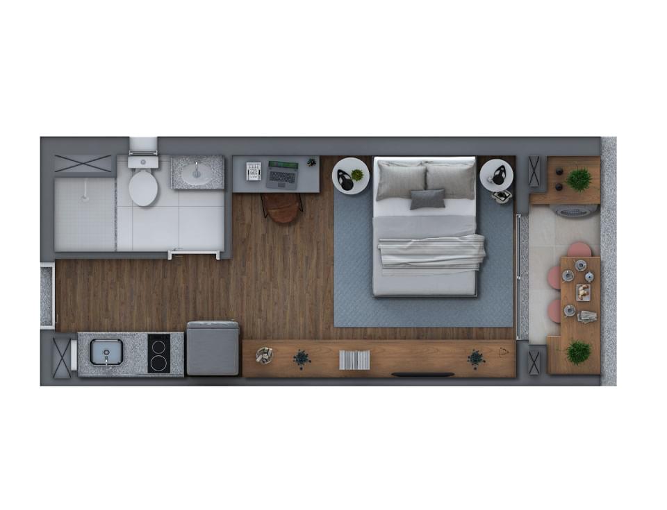 Planta Baixa 23m²