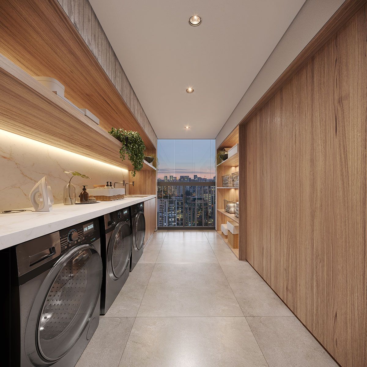 Ilustração Artística da Lavanderia