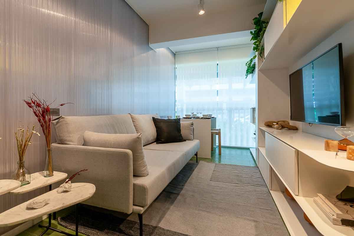 Sala - Decorado - 2 Dorms