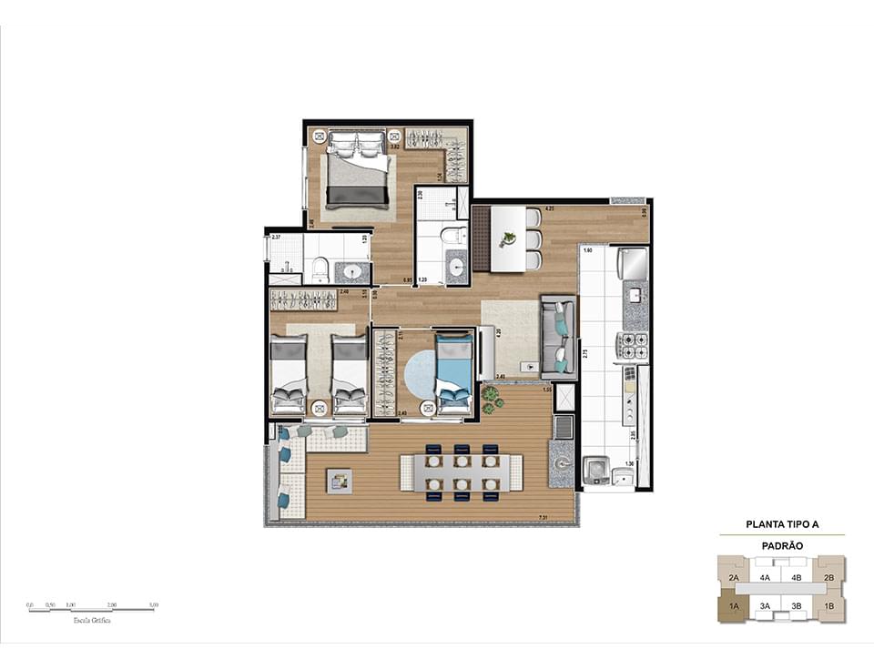 Planta Baixa 78m²