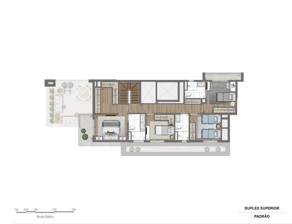 Planta Baixa Duplex Superior