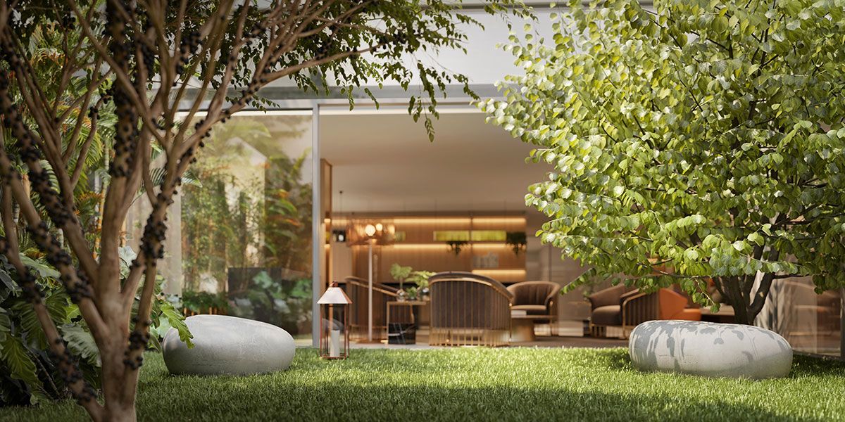 Ilustração Artística da Área Permeável