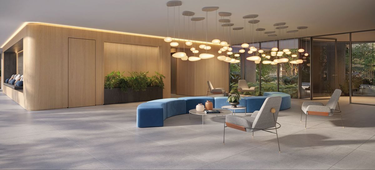 Concepção Artística do Lobby da Torre Paris