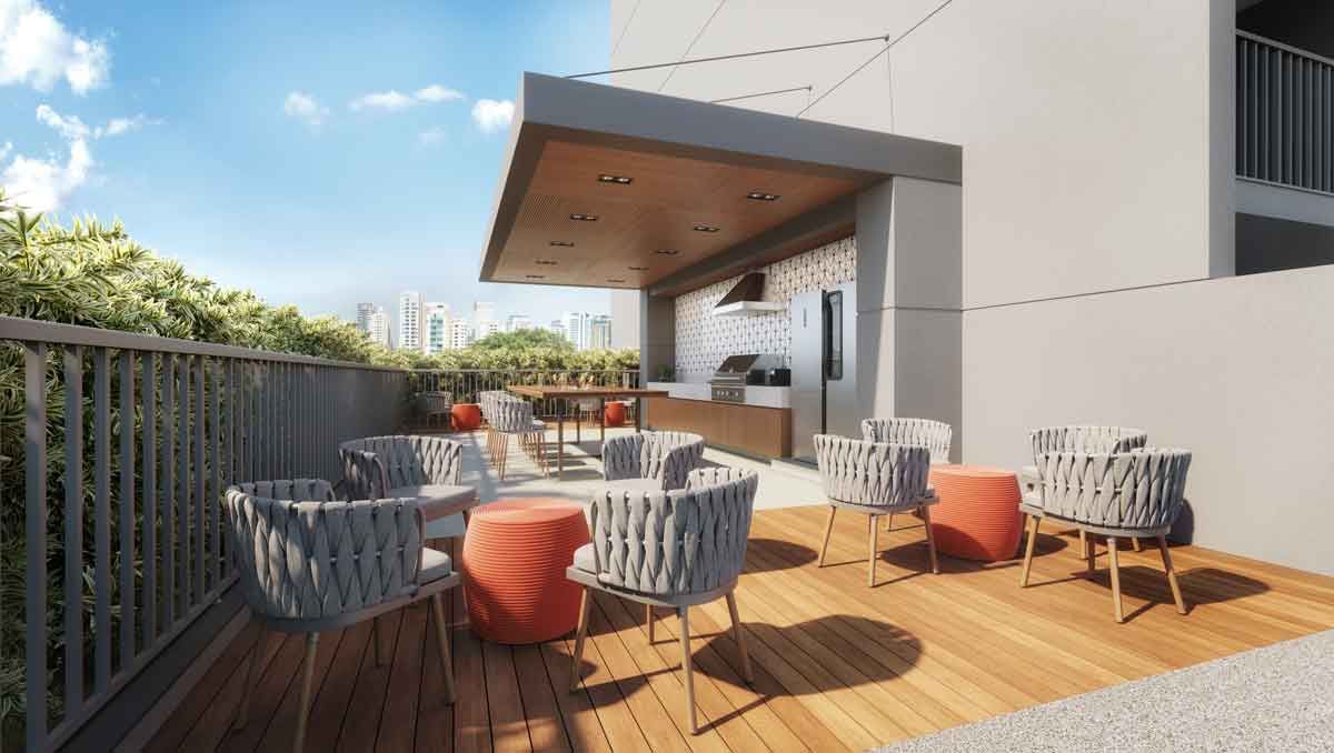 Ilustração Artística do Bar Diurno