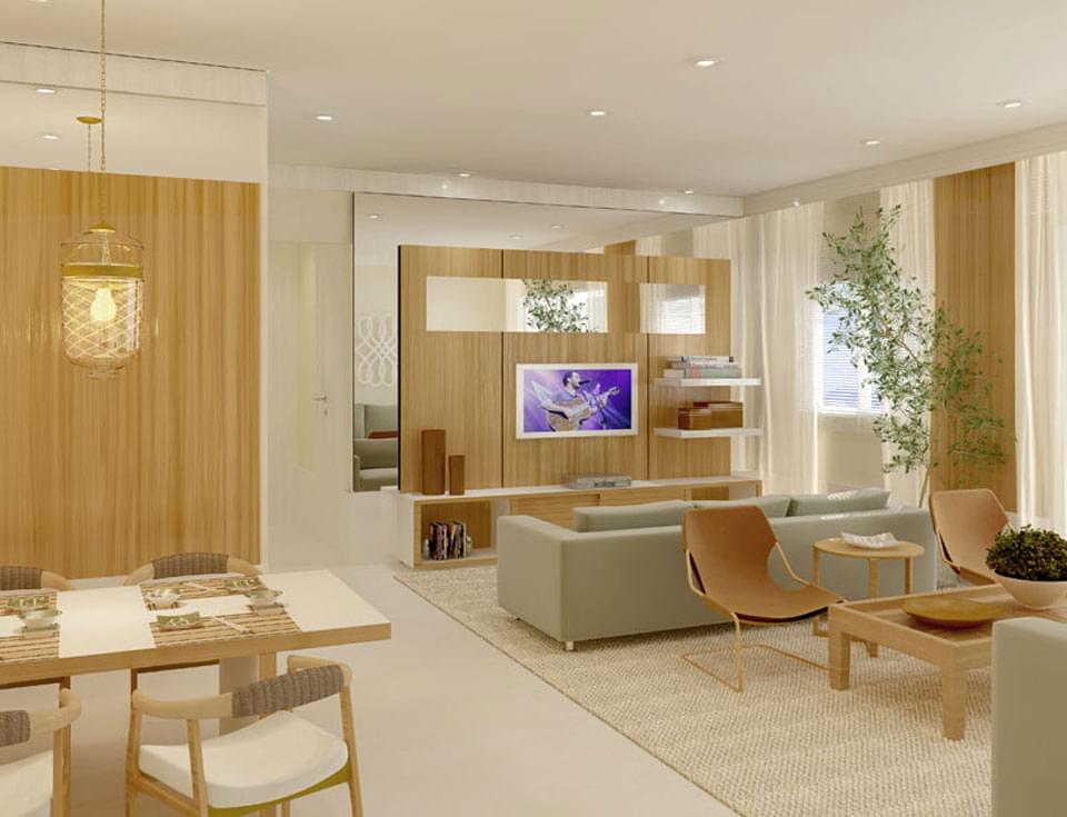 enseada das orquideas clube caicara vista do living apto 100 torre2