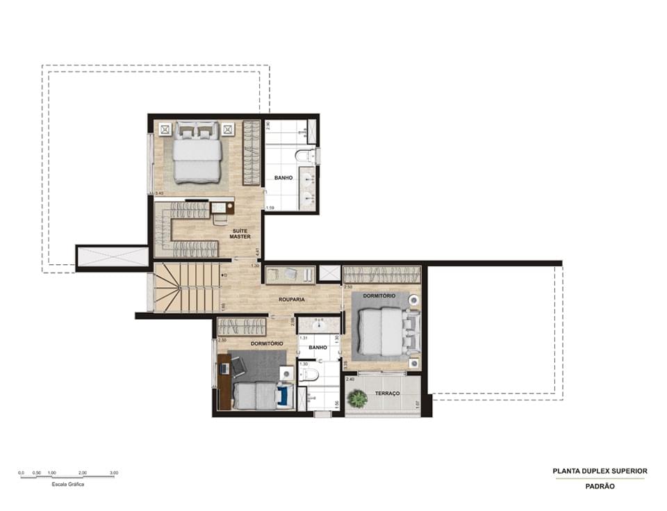 Planta Baixa Duplex Superior
