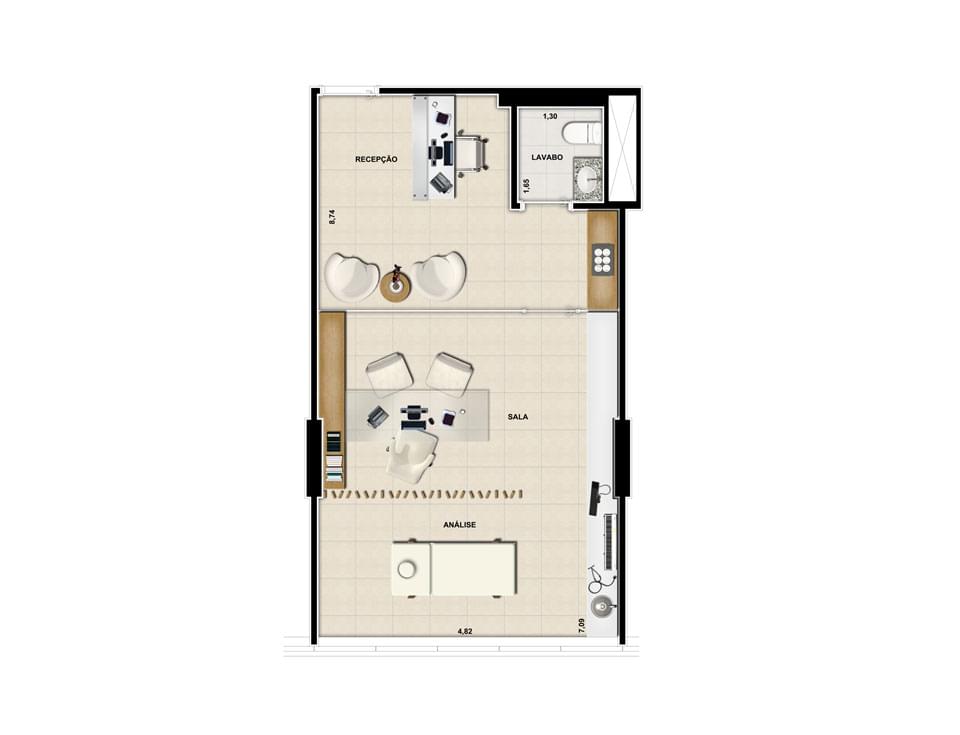 Planta Baixa 45m²