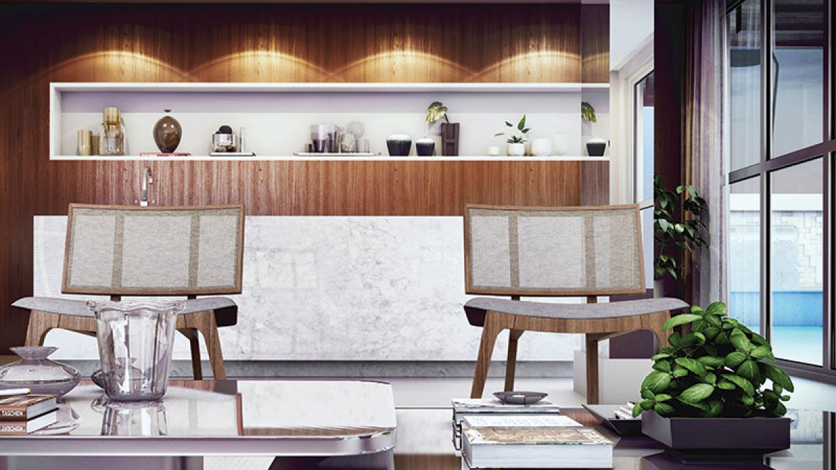 Detalhe salão de festas