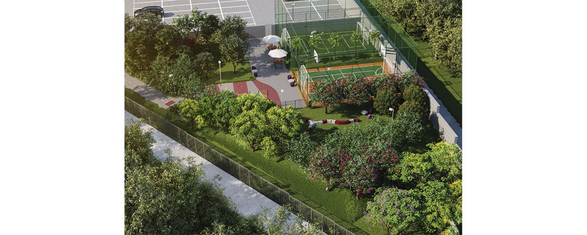 Ilustração Artística do Complexo de Lazer