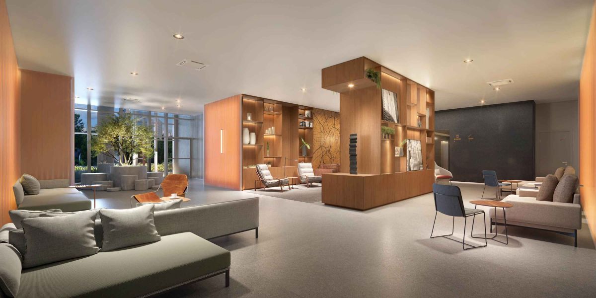 Ilustração Artística Lobby e Lounge