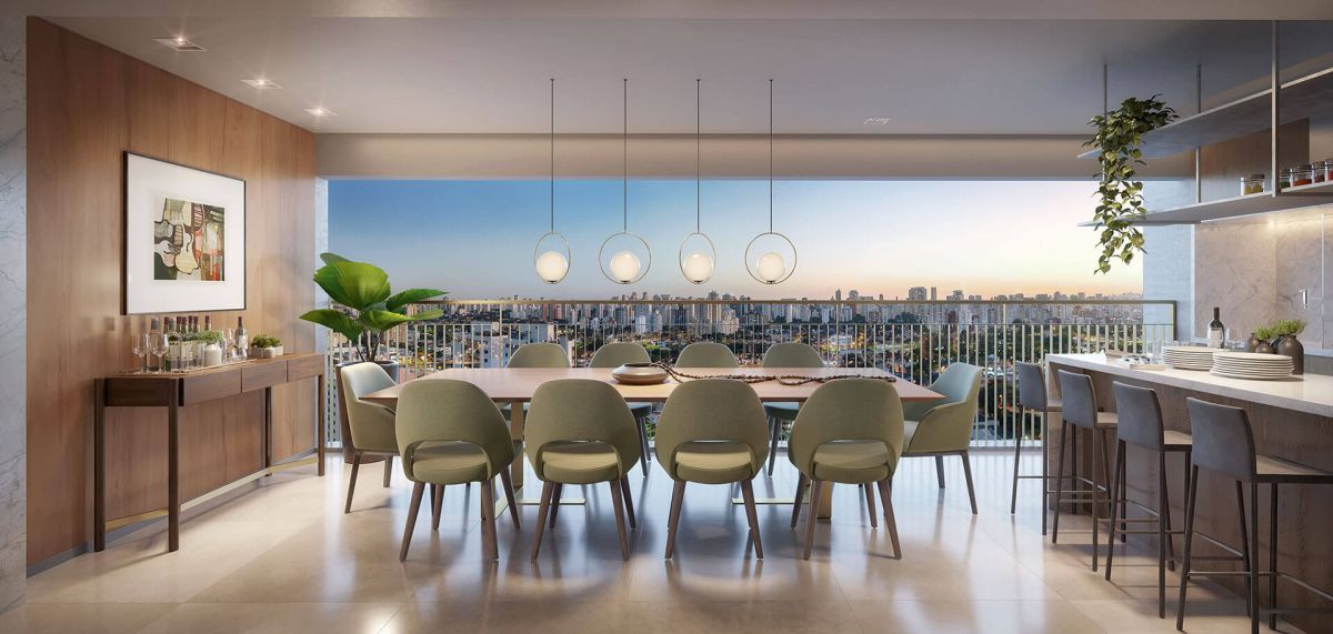 Terraço da Planta Opção 3 (Decorado) de 149m²