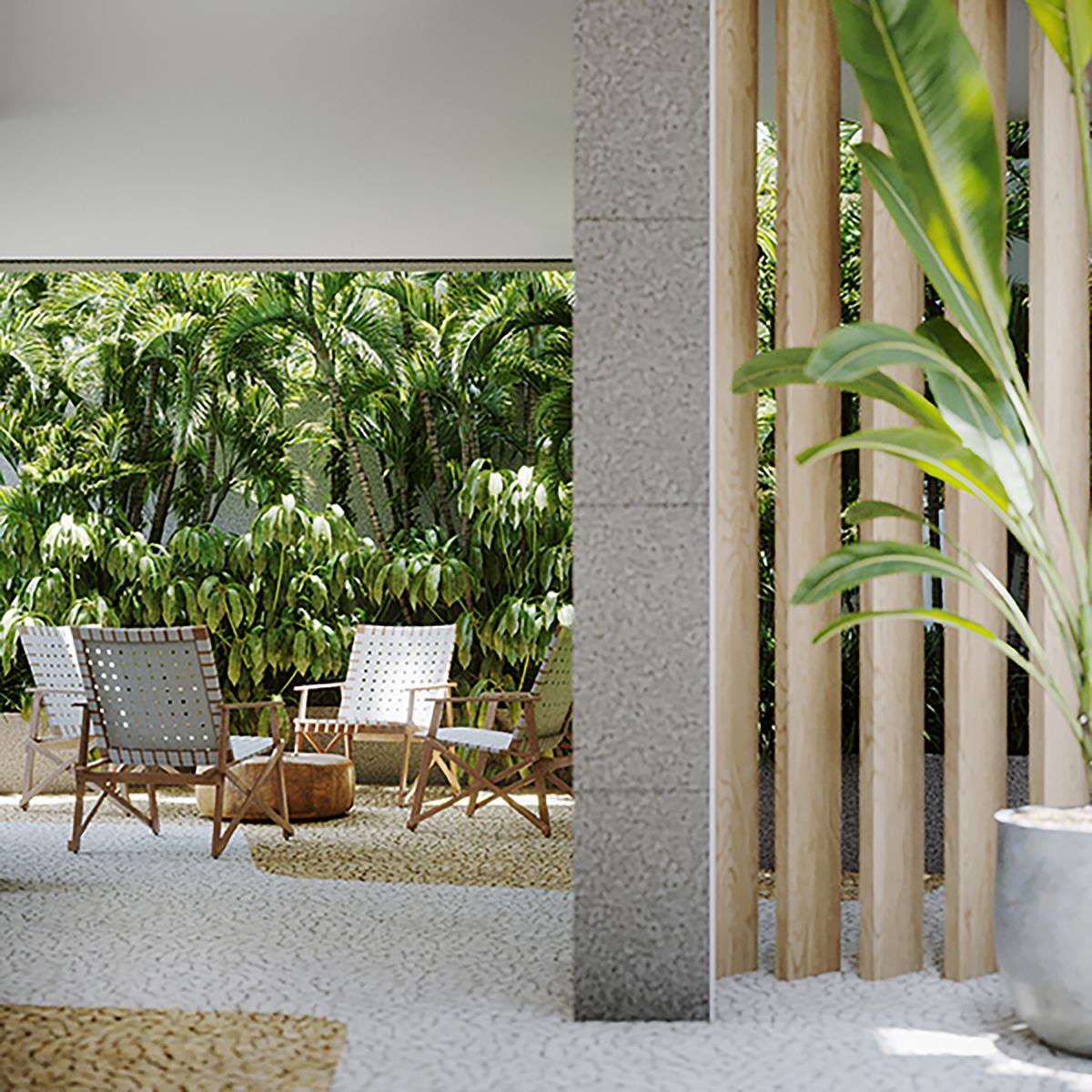 Jardim fundos