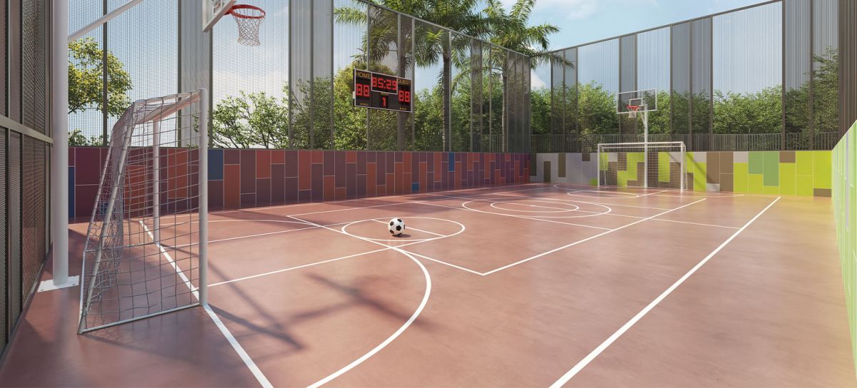 Concepção Artística da Quadra Poliesportiva