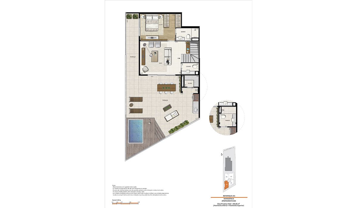Cobertura 604 ( pavimento superior)