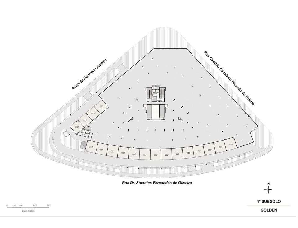 Planta Baixa 1° Subsolo