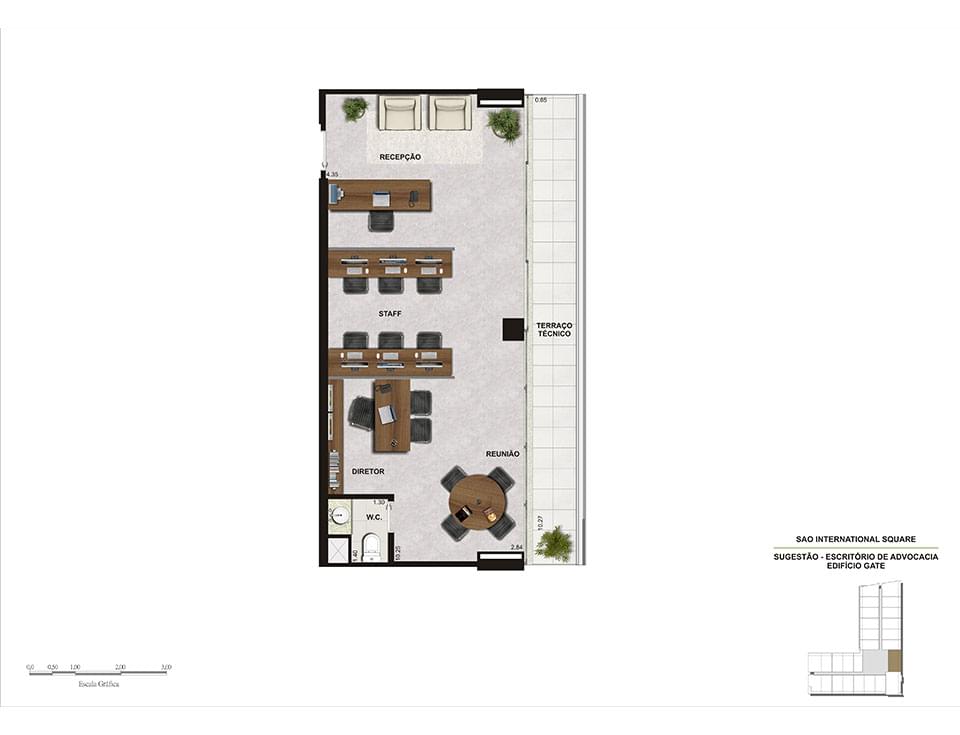 Planta - Escritório de Advocacia