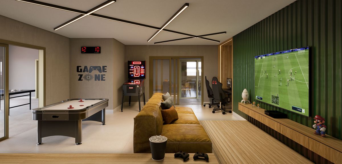 Perspectiva do Salão de Jogos