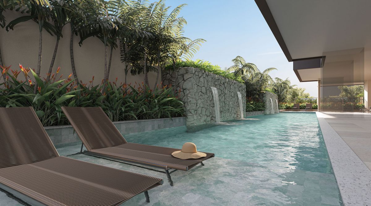 Perspectiva da Piscina